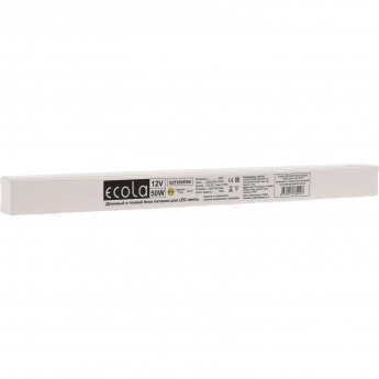 Блок питания ECOLA LED STRIP POWER SUPPLY 50W 220V-12V IP20 Блок питания ECOLA LED STRIP POWER SUPPLY 50W 220V-12V IP20