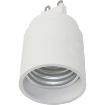 Переходник ECOLA BASE A9T17WEAY с цоколя G9 на E27, белый Переходник ECOLA BASE A9T17WEAY с цоколя G9 на E27, белый