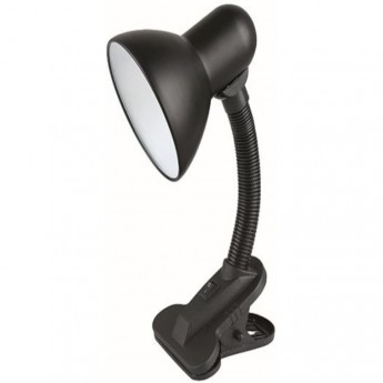 Светильник ECOLA BASE GX53 на прищепке c плафоном, вилкой и выключателем черный Светильник ECOLA BASE GX53 на прищепке c плафоном, вилкой и выключателем черный