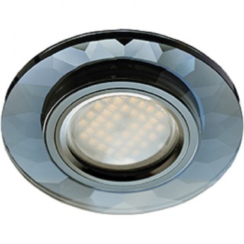 Светильник ECOLA MR16 DL1654 GU5.3 Glass Стекло Круг граненый Черный / Черный хром 25x90 (кd74) Светильник ECOLA MR16 DL1654 GU5.3 Glass Стекло Круг граненый Черный / Черный хром 25x90 (кd74)