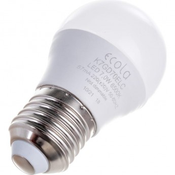 Светодиодная лампа ECOLA G4 LED K7GD70ELC 7,0W G45 220V E27 6500K Светодиодная лампа ECOLA G4 LED K7GD70ELC 7,0W G45 220V E27 6500K