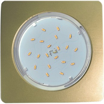 Встраиваемый светильник ECOLA 5357 GX53 Золото Встраиваемый светильник ECOLA 5357 GX53 Золото