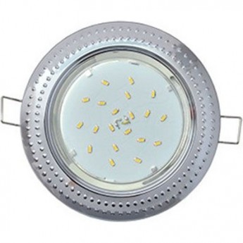 Встраиваемый светильник ECOLA GX53 H4 FS61H4ECB чеканка хром-сатин Встраиваемый светильник ECOLA GX53 H4 FS61H4ECB чеканка хром-сатин