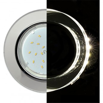 Встраиваемый светильник ECOLA GX53 H4 LD5310 SM53RNECH хром Встраиваемый светильник ECOLA GX53 H4 LD5310 SM53RNECH хром