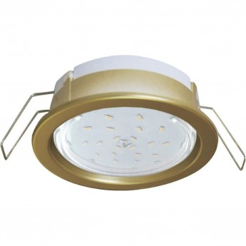 Встраиваемый светильник ECOLA GX53 PD FG53PDECC золото Встраиваемый светильник ECOLA GX53 PD FG53PDECC золото