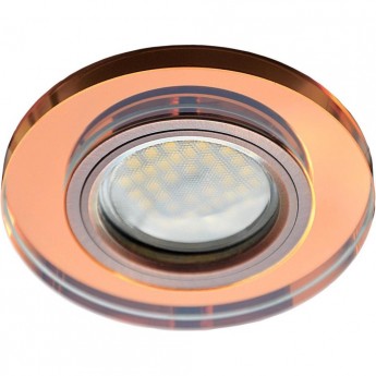 Встраиваемый светильник ECOLA MR16 DL1650 GU5.3 GLASS FA1654EFF янтарь, черненая медь Встраиваемый светильник ECOLA MR16 DL1650 GU5.3 GLASS FA1654EFF янтарь, черненая медь